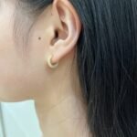 Aurojewels S925 Sterling Silver Round Earrings