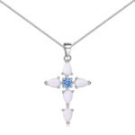 main picture cross necklace