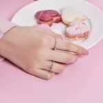 Aurojewels Colourful Round Zirconia and Full Diamonds Design Ring