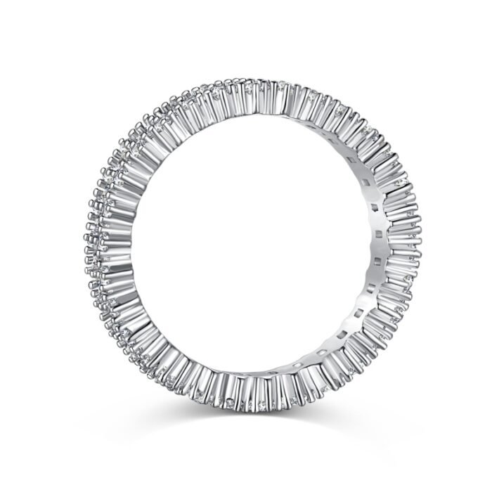 Aurojewels Zirconia Full Diamonds Hollow Design Fashion Ring