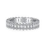Aurojewels Zirconia Full Diamonds Hollow Design Fashion Ring