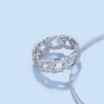 Aurojewels Colourful Zirconia Set Openwork Design Ring