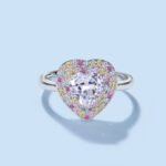 Aurojewels Zirconia Heart Shape Design Ring