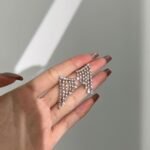 Aurojewels Tassel Multi Array Round Zirconia Pear Drop Earrings