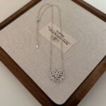 Aurojewels Round Zirconia with Heart Design Necklace - Image 7