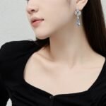Model trying on picture
