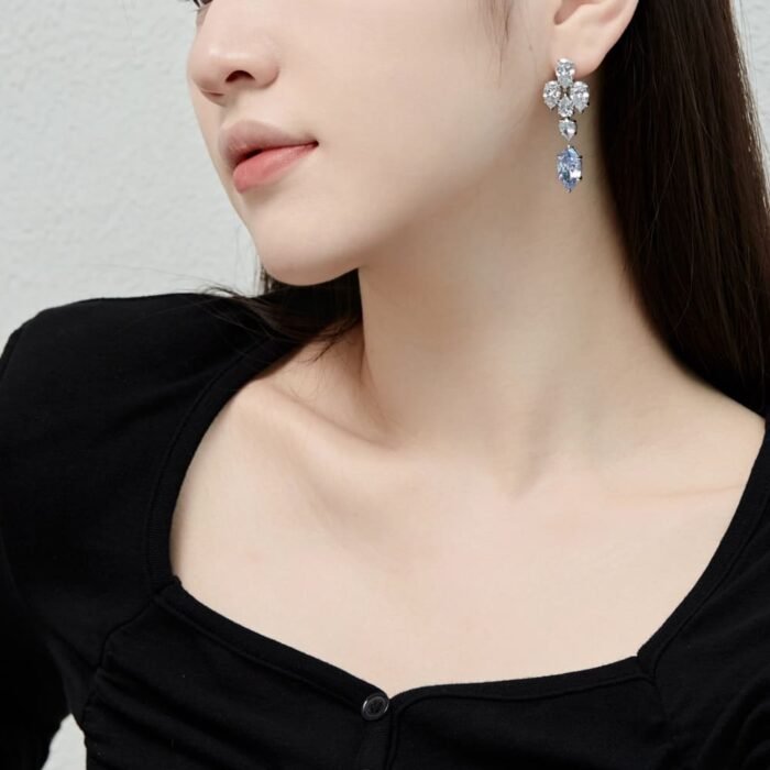 Model trying on picture