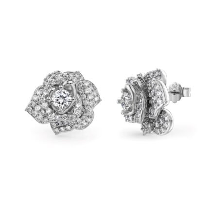 main picture of Aurojewels Fantasy Oasis Rose Stud Earring