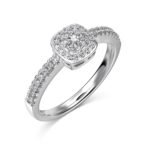 Aurojewels Silver S925 Soothing Ring Earring Necklace Set