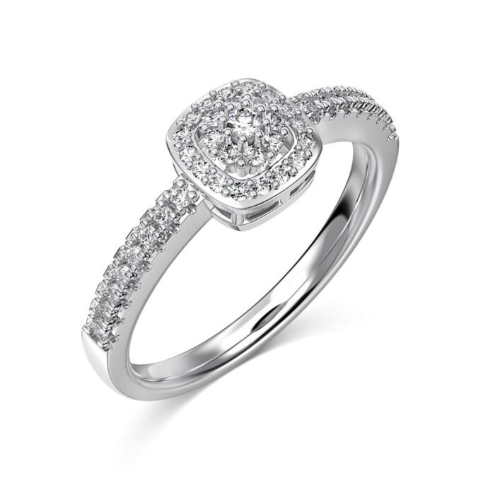 Aurojewels Silver S925 Soothing Ring Earring Necklace Set