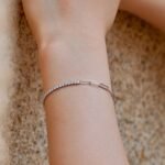 Aurojewels Silver S925 Paperclip Chain Duplex Bracelet