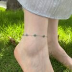 Aurojewels Silver S925 Clover,Butterfly Fashion Anklet