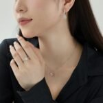 Aurojewels Silver S925 Ring Earrings Necklace 3 Piece Premium Set