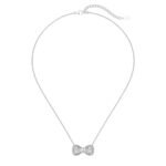 Aurojewels Silver S925 Spiritual Heart Bow Necklace, Earrings, Ring